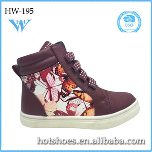 BSCI fábrica fashionabl plana hermosa fantasía niños botines - Product Image 1