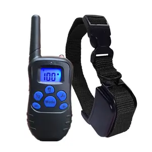 Collier d'entraînement pour chien électrique, télécommandé à distance, Rechargeable et étanche, jouet anti-aboiement des animaux de compagnie