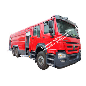 Howo brandweerwagen dimensie/fire fighter truck/all-terrain brandweerwagen