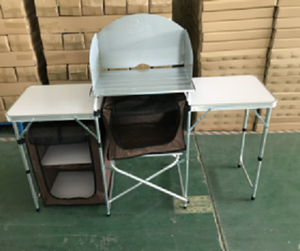 Designs modernes Table <span class=keywords><strong>de</strong></span> <span class=keywords><strong>camping</strong></span> pliante en aluminium Pique-nique <span class=keywords><strong>Cuisine</strong></span> Armoire <span class=keywords><strong>de</strong></span> <span class=keywords><strong>cuisine</strong></span> - Product Image 2