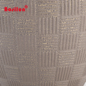 Rond en relief en grès émaillé d'ornement en plein air pot de fleurs en céramique - Product Image 6