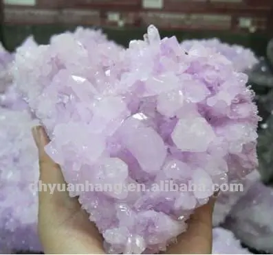 Grappe de quartz rose naturel, grappe de cristal de pierre de guérison, pour décoration ou cadeau