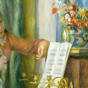 Reproduction L'impressionnisme Jeunes du Piano Auguste <span class=keywords><strong>Renoir</strong></span> Deux Fille <span class=keywords><strong>Peinture</strong></span> À L'huile - Product Image 2