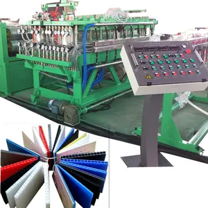 PE/PP/PC Hollow corrugated sheet extrusion machine PE PP hollow grid sheet box making machine