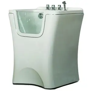 dog spa bath tub manufacture /freestanding round bathtub/foaming and colorful light function,hot tub