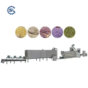 Automatic Bread Crumbs Processing Production Line Equipment For Frying Products