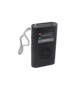 迷你 AM FM 电台流媒体音乐接收器可充电收音机