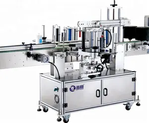 Hoge Snelheid Pneumatische Aluminium Plastic Buis Vulmachine Automatische Dubbele Side Platte Fles Labeling Machine Voor Cosmetica