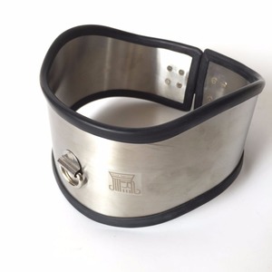 Jeux érotiques BDSM Fétiche Beauté exquise en acier inoxydable Collier de cou esclave Collier de <span class=keywords><strong>bondage</strong></span> BDSM Jouets sexuels pour couples - Product Image 4