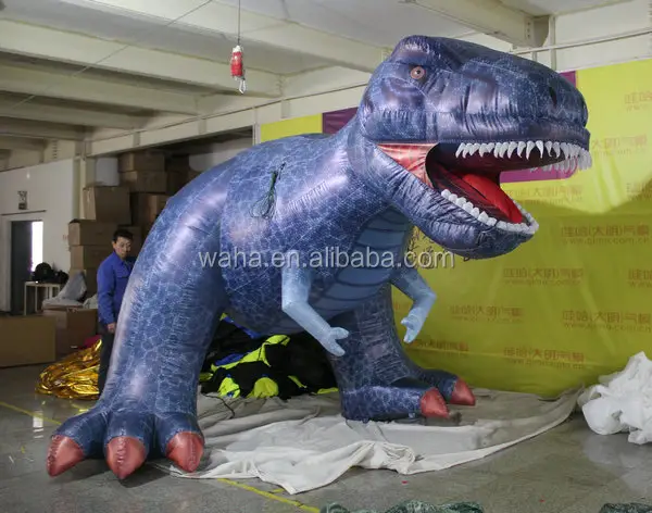 Balão gigante de dinossauro, dinossauro inflável