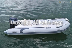 Liya 4.3 <span class=keywords><strong>m</strong></span>/ 14 pieds rib <span class=keywords><strong>bateau</strong></span> gonflable <span class=keywords><strong>7</strong></span> personnes 40hp moteur hors-bord - Product Image 5