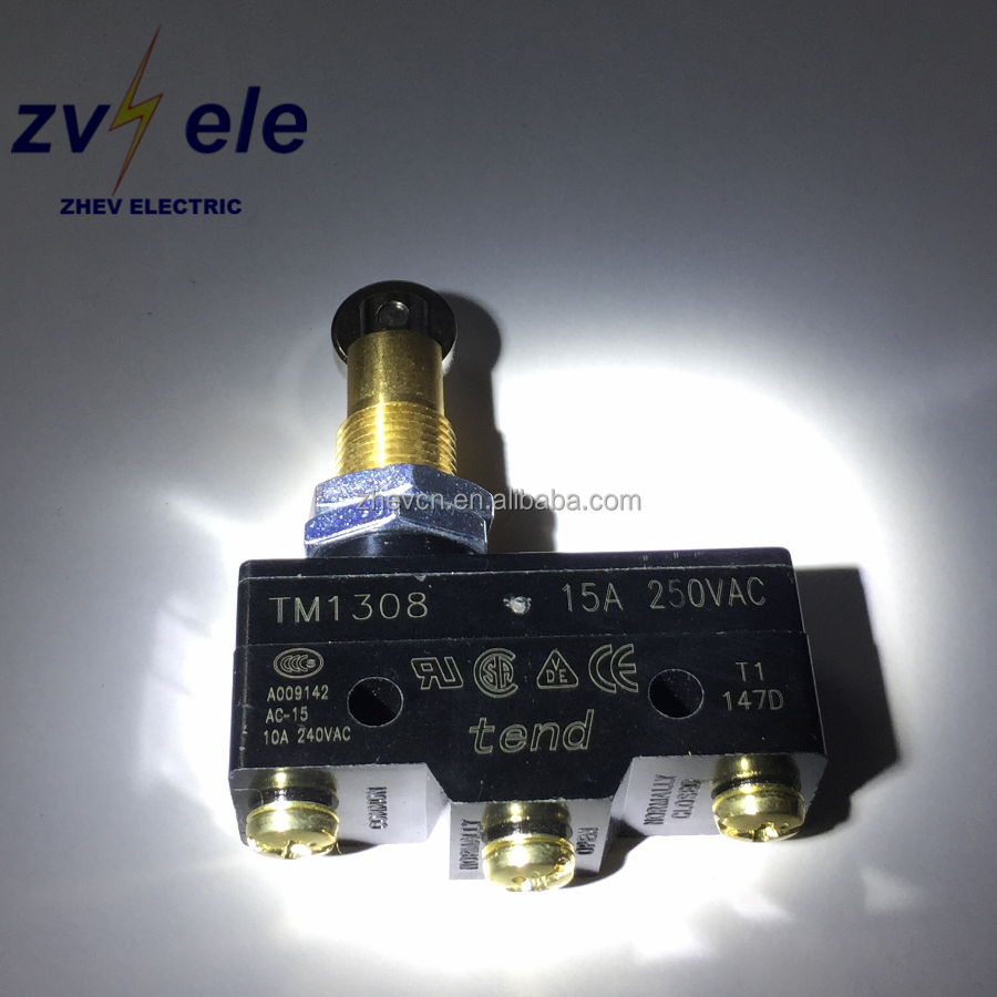 min3　38 TM1308 Tend Travel Limit Switch 15A 250VAC, 3 Screw Pin, Metal