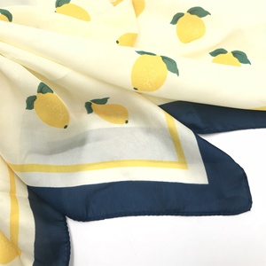 Fashion Elegant Custom Printed Silk <strong>Lady</strong> <strong>Scarves</strong> Designer <strong>Neck</strong> Kerchief Shawl Hair Head Women square Silky <strong>Scarf</strong> - Product Image 3
