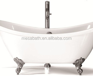 Acrílico precio barato de lujo garra Pie de Clawfoot independiente tinas de baño bañera <span class=keywords><strong>con</strong></span> las piernas - Product Image 1