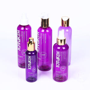 200ml空のコスモ型紫色の化粧品パッケージPETボトル在庫 - Product Image 1