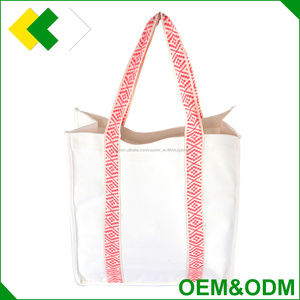 Precio de fábrica de Estilo Coreano lienzo embrague bolsa de lona al por mayor valise reciclable bolsa de la escuela - Product Image 1