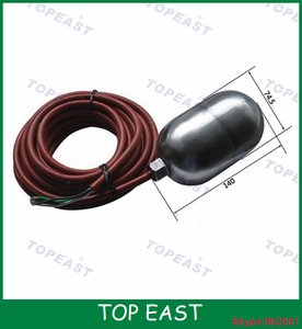 Alta Temperatura SUS304 24VDC de acero inoxidable micro flotador interruptor de nivel de 1.5kw 1Atm 4m cable - Product Image 3