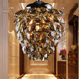 Luminaires commerciaux <span class=keywords><strong>LED</strong></span> pomme de pin forme lustre cristaux pendentif lumière - Product Image 6