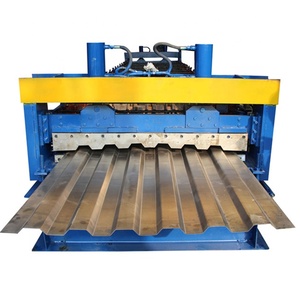Metallblech Stahl behälter Panel Rollform maschine - Product Image 1