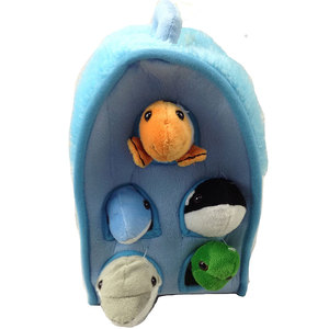 De encargo de la Felpa Animal <span class=keywords><strong>Del</strong></span> Océano <span class=keywords><strong>Casa</strong></span> con Animales Marinos - Product Image 1