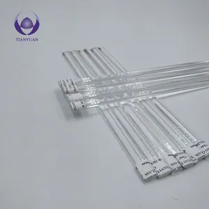 Elevata purezza trasparente borosilicato vetro piano asta