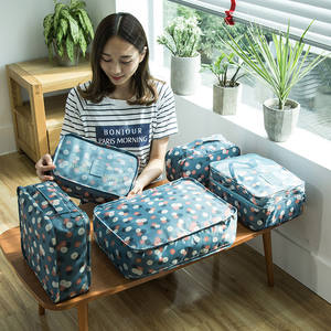 Formato personalizzato Corsa Esterna <span class=keywords><strong>Valigia</strong></span> <span class=keywords><strong>Organizer</strong></span> Sacchetto Della Maglia Sacchetto di Bagagli Cubetti di Imballaggio 6Pcs Sacchetto di Compressione - Product Image 5