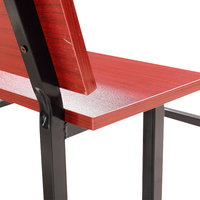Atosun Qualité Fournisseur doré Mobilier scolaire en métal Bureau d'étude deux places Table Chaise Bureaux utilisés pour les étudiants