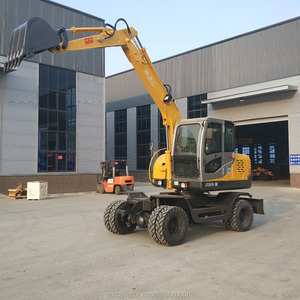 Usine directe vente 6.5 tonnes <span class=keywords><strong>mini</strong></span> <span class=keywords><strong>pelle</strong></span> <span class=keywords><strong>sur</strong></span> pneus prix - Product Image 6