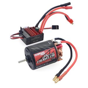 SURPASSHOBBY 5-Khe Cắm 540 Brushed động cơ w/60A ESC Combo set RC Vulkaan EPX Màn XTE Traxxas TRX-4 - Product Image 1