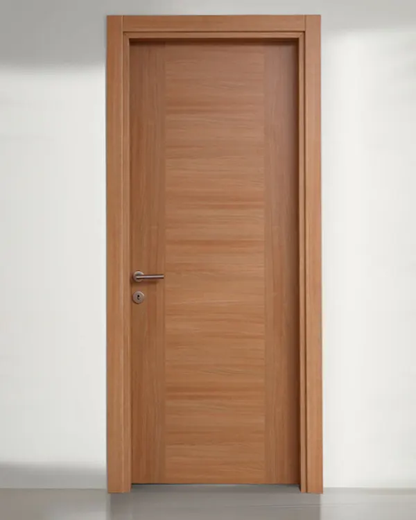 Precio barato WPC interior de diseño de puerta de madera