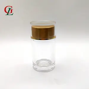 Health Care Products Capsule Bottle Round PS Thick Wall Bottle Plastic Vial Medicine Pill Packaging Transparent Wholesale 60 Cc