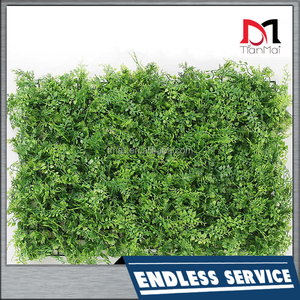 Moss Garland Plant Type and PE Material Artificial Boxwood hedge