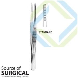 Ensemble d'instruments chirurgicaux manuels en acier inoxydable Pince à dissection et pince à pansement Base manuelle des instruments chirurgicaux - Product Image 3