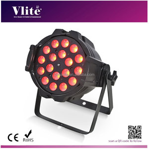 ไฟพาร์ LED RGBWA 5-IN-1 ขนาด 10 วัตต์ จำนวน 18 ชิ้น พร้อมระบบควบคุม DMX512 และระยะซูม 10-60 องศา - Product Image 1