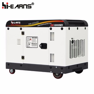 하이언즈 휴대용 방음 50HZ 디젤 발전기 AVR 3상 DG12000SE 8KW 가정용 - Product Image 3