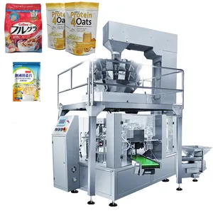 Automatic Rotary Premade Pouch Breakfast Oats Grain oatmeal Cereal Packing Machine