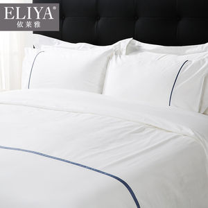 Профессиональный Пользовательский ярлык отель комплекты постельного белья, мягкие домашние товары, настольные лампы в виде хлопковые постельные принадлежности для гостиниц - Product Image 4