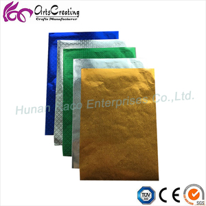 Diseño de papel de aluminio en relieve de fábrica de China