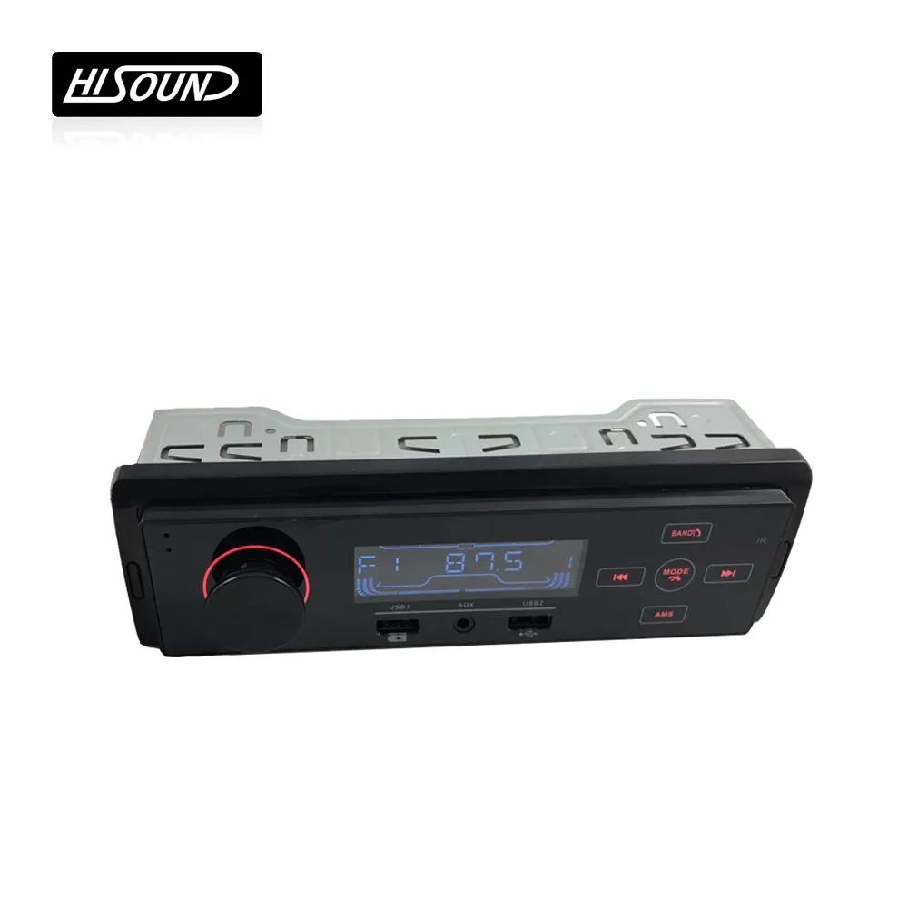 1 din ultra slim car audio player with 3usb music fm BT support remote control car radio mp3