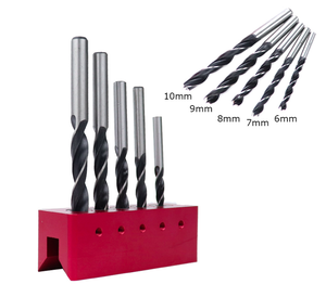 L-HT43 Wood Straight Hole Drill <strong>Guide</strong> with 5 Pcs Drills Dowel Hole Jig 6/7/8/9/10mm Hole <strong>Drilling</strong> <strong>Guide</strong> Location Tool - Product Image 5