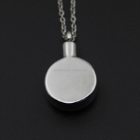 Collier urne funéraire moderne de luxe en acier inoxydable, pendentif souvenir en forme de cœur filigrané gravé 'Daddy Angel', étanche