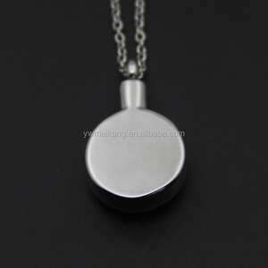 Collier urne funéraire avec gravure « Papa d'un ange », pendentif souvenir en forme de cœur filigrané, bijou entonnoir pour cendres - Product Image 6