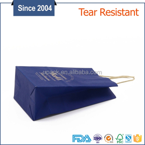 Estilo personalizado tamaño artesanía hecha bolsa de papel bolsa de papel azul <span class=keywords><strong>ande</strong></span> manualidades para adultos - Product Image 5