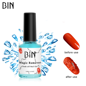 Poubelle à ongles Gel dissolvant, dissolvant de vernis, transparent, OEM magique, Express de <span class=keywords><strong>3</strong></span> jours, liquide, différentes capacités, différents poids - Product Image 2