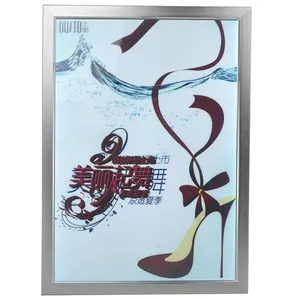 High bright aluminum snap frame LED photo poster advertise light box