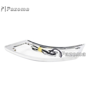 Vendita Calda Custom LED License Plate Frame con Design Curvo per il Motociclo - Product Image 4