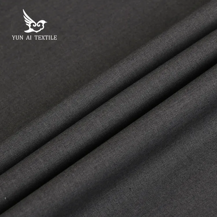 Chất Lượng Cao Ý Thiết Kế Tốt Polyester/Viscose Suiting Vải Với Spandex Cho Người Đàn Ông Phù Hợp Với