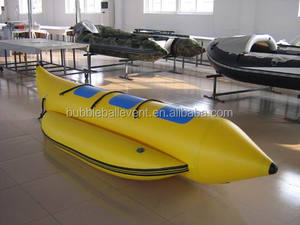 Giá rẻ Inflatable thuyền chuối nước nổi trò chơi thể thao 8 người thuyền chuối để bán - Product Image 5