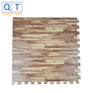 QT MAT Non-toxic Odorless Formamide Below 200PPM 24in X 24in 4pcs/set EVA <strong>Foam</strong> Wood Grain Floor Trade Show Mat <strong>Flooring</strong> - Product Image 4