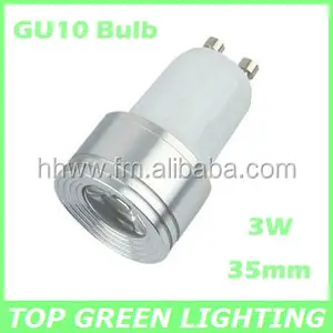 Mini LED GU10 3W Small Diameter 35mm 3W Spot LED GU10 Bulb Light EU UK USA ES 110V 220V 230V Bombilla GU10 LED Lampara 3 Watt